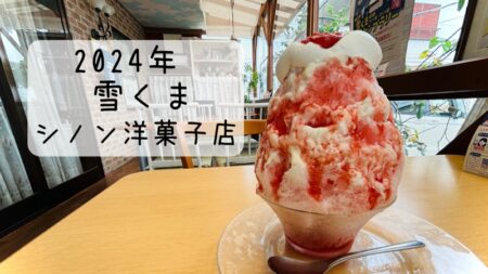 シノン洋菓子店 イチゴレアの雪くま 生クリームが絶品！ 2024年