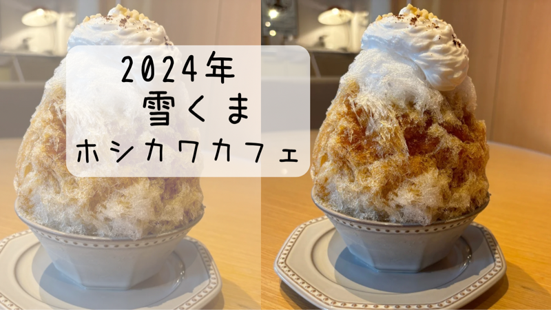 ホシカワカフェ　珈琲屋さんの本格コーヒー雪くま　2024