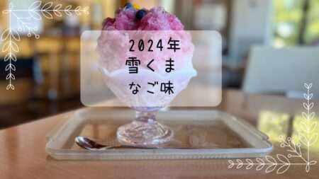 地元のお母さんたちが作る雪くま　なご味　雪ホタル　2024年