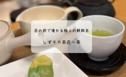 静岡駅直通で楽しむ！目の前で淹れる極上の静岡茶　しずチカ茶店一茶