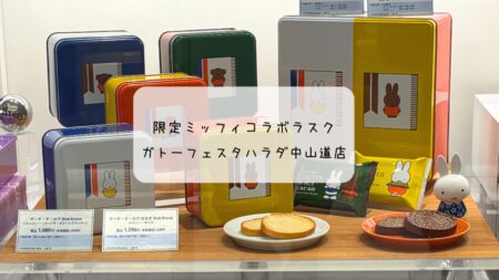 ミッフィー缶可愛すぎ♡6/1発売ガトーフェスタハラダ限定品を中山道店でGET！