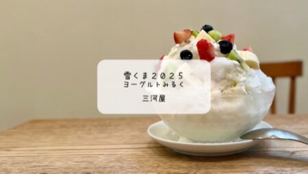 明治とのコラボ雪くまが絶品🍧三河屋の「ヨーグルトみるく」でひんやり幸せ体験【熊谷・雪くま2025】