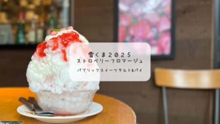 🍓苺たっぷり！PUBLIC SWEETSの“ケーキのような雪くま”を堪能してきました【熊谷市】