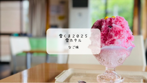 「なご味」のブルーベリーかき氷「雪ホタル」【熊谷市・江南エリア】