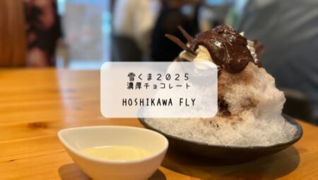 【雪くま×夜カフェ】ディナーも楽しめる！Hoshikawa FLYで味わう濃厚チョコレートのかき氷【熊谷市】