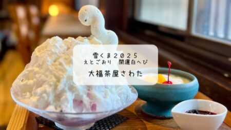 開運の氷に出会える夏🍧「大福茶屋さわた」の干支雪くまレポート【2025】