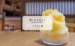 湯上がり気分で味わう🍊爽やかみかんみるくの雪くま【ごちそう屋＠湯楽の里】