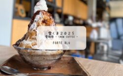 熊谷ラグビー場のカフェで雪くま体験☕️FORTE bluのコーヒーかき氷レビュー