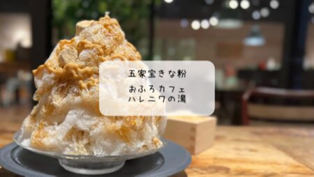【熊谷市】おふろcafé ハレニワの湯で心も体もととのう1日｜夏限定メニュー＆雪くま「五家宝きなこ」も満喫！