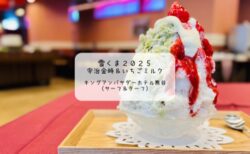 雪くまスタンプラリー完走🎉ホテルレストランで味わう贅沢かき氷【サーフアンドターフ／キングアンバサダーホテル熊谷】
