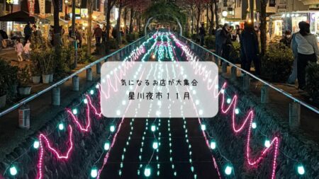 熊谷・星川夜市で出会った美味しい夜🌙出店グルメとイルミネーション散歩2025年11月