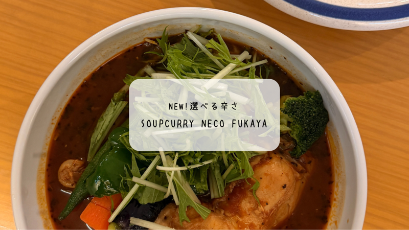 森に囲まれた癒しのスープカレー専門店🍃 【soupcurry neco Fukaya】深谷に誕生した行田発の人気店