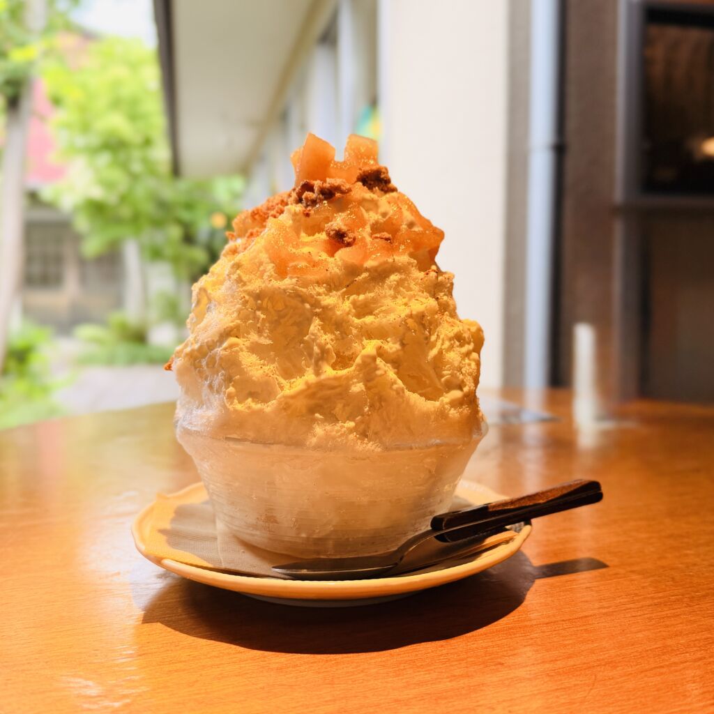 【熊谷】まるで冷たいアップルパイ!?「PUBLIC SWEETS TART & PIE」で味わう至福のヨーグルト雪くま♪