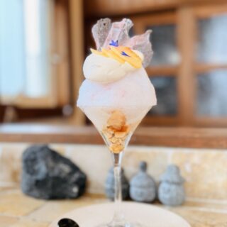 【本庄市】パティシエが作る絶品かき氷「S°（エスド）」桃と紅茶の華やか氷
