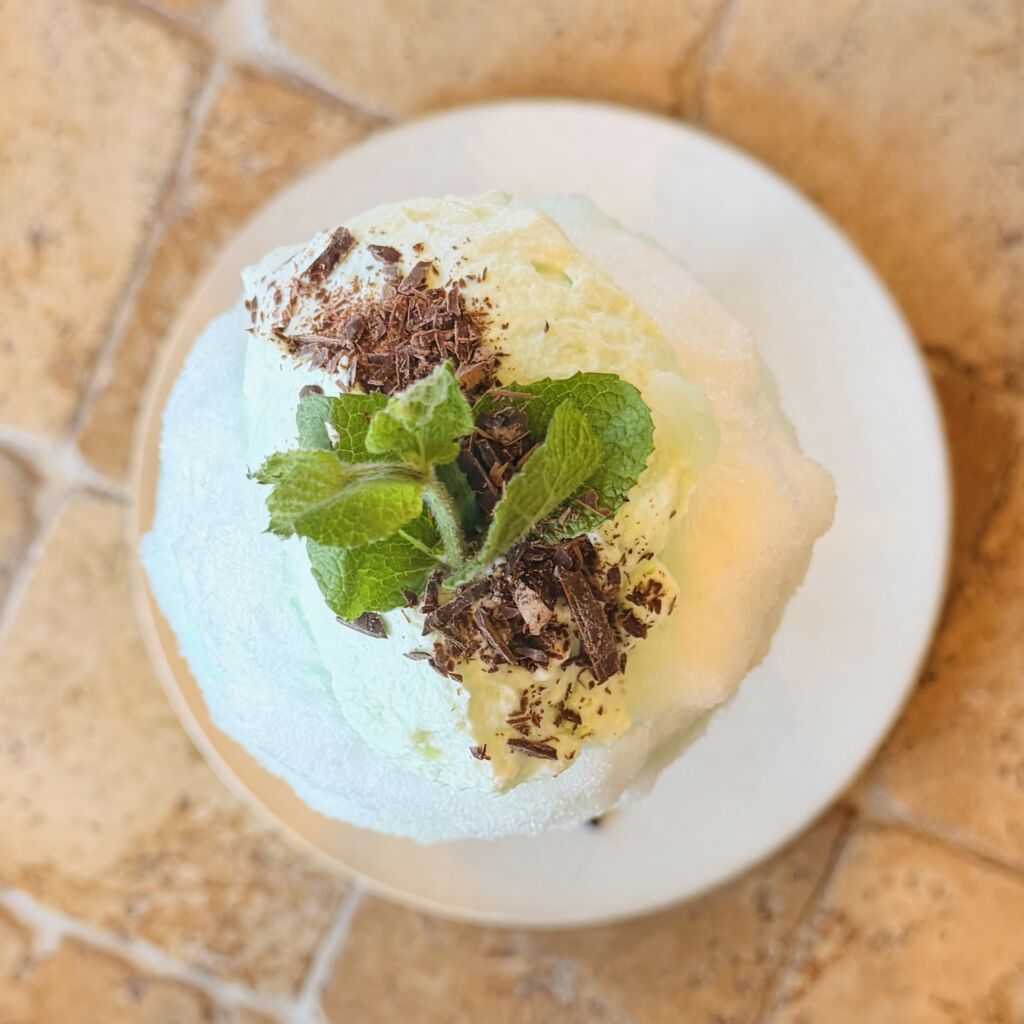 【本庄】贅沢かき氷「S°(エスド)」で味わう完熟メロンと大人なチョコミント!7月限定メニュー実食レポ