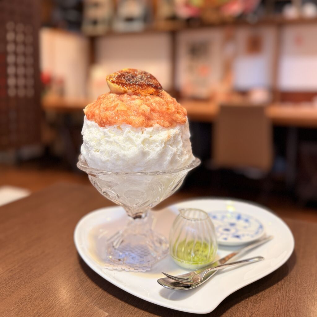 【熊谷】かき氷の聖地「慈げん」基本会員制の贅沢氷！いちじくバジルミルクを実食レポ